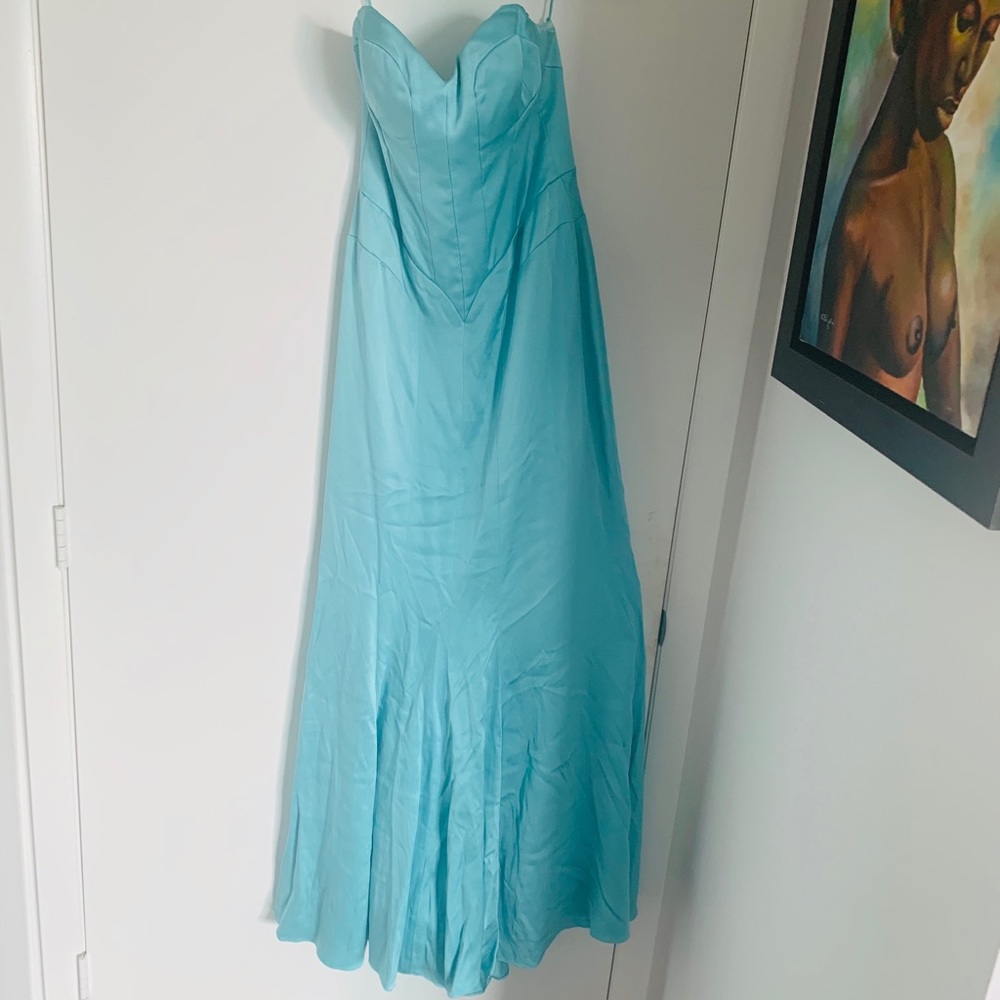 Nicole Miller collection teal gown sz 10 AUS